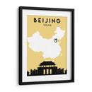 Beijing - Mapas de amor de la ciudad 10 - Emiliano Deificus | Cuadro decorativo de Canvas Lab