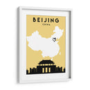 Beijing - Mapas de amor de la ciudad 10 - Emiliano Deificus | Cuadro decorativo de Canvas Lab