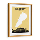 Beirut - Mapas de amor de la ciudad 11 - Emiliano Deificus | Cuadro decorativo de Canvas Lab