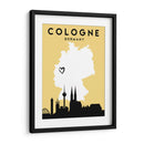 Colonia - Mapas de amor de la ciudad 22 - Emiliano Deificus | Cuadro decorativo de Canvas Lab