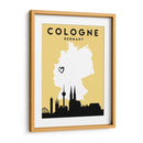 Colonia - Mapas de amor de la ciudad 22 - Emiliano Deificus | Cuadro decorativo de Canvas Lab