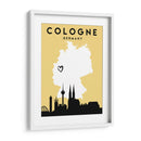 Colonia - Mapas de amor de la ciudad 22 - Emiliano Deificus | Cuadro decorativo de Canvas Lab