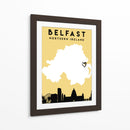Belfast - Mapas de amor de la ciudad 12 - Emiliano Deificus | Cuadro decorativo de Canvas Lab