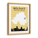 Belfast - Mapas de amor de la ciudad 12 - Emiliano Deificus | Cuadro decorativo de Canvas Lab