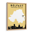 Belfast - Mapas de amor de la ciudad 12 - Emiliano Deificus | Cuadro decorativo de Canvas Lab