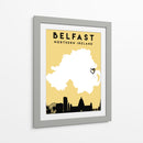 Belfast - Mapas de amor de la ciudad 12 - Emiliano Deificus | Cuadro decorativo de Canvas Lab