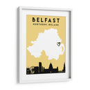 Belfast - Mapas de amor de la ciudad 12 - Emiliano Deificus | Cuadro decorativo de Canvas Lab
