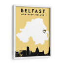 Belfast - Mapas de amor de la ciudad 12 - Emiliano Deificus | Cuadro decorativo de Canvas Lab