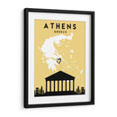 Atenas - Mapas de amor de la ciudad 05 - Emiliano Deificus | Cuadro decorativo de Canvas Lab