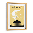 Atenas - Mapas de amor de la ciudad 05 - Emiliano Deificus | Cuadro decorativo de Canvas Lab