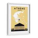 Atenas - Mapas de amor de la ciudad 05 - Emiliano Deificus | Cuadro decorativo de Canvas Lab