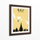 Bali - Mapas de amor de la ciudad 07 - Emiliano Deificus | Cuadro decorativo de Canvas Lab