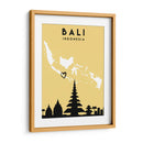 Bali - Mapas de amor de la ciudad 07 - Emiliano Deificus | Cuadro decorativo de Canvas Lab