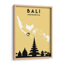 Bali - Mapas de amor de la ciudad 07 - Emiliano Deificus | Cuadro decorativo de Canvas Lab