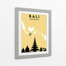 Bali - Mapas de amor de la ciudad 07 - Emiliano Deificus | Cuadro decorativo de Canvas Lab