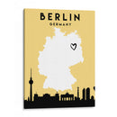 Berlin - Mapas de amor de la ciudad 13 - Emiliano Deificus | Cuadro decorativo de Canvas Lab
