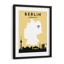 Berlin - Mapas de amor de la ciudad 13 - Emiliano Deificus | Cuadro decorativo de Canvas Lab