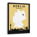 Berlin - Mapas de amor de la ciudad 13 - Emiliano Deificus | Cuadro decorativo de Canvas Lab