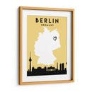 Berlin - Mapas de amor de la ciudad 13 - Emiliano Deificus | Cuadro decorativo de Canvas Lab