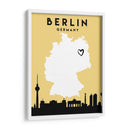 Berlin - Mapas de amor de la ciudad 13 - Emiliano Deificus | Cuadro decorativo de Canvas Lab