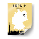 Berlin - Mapas de amor de la ciudad 13 - Emiliano Deificus | Cuadro decorativo de Canvas Lab