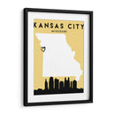 Kansas City - Mapas de amor de la ciudad 36 - Emiliano Deificus | Cuadro decorativo de Canvas Lab