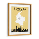 Bogotá - Mapas de amor de la ciudad 15 - Emiliano Deificus | Cuadro decorativo de Canvas Lab
