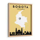 Bogotá - Mapas de amor de la ciudad 15 - Emiliano Deificus | Cuadro decorativo de Canvas Lab