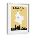 Bogotá - Mapas de amor de la ciudad 15 - Emiliano Deificus | Cuadro decorativo de Canvas Lab