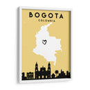 Bogotá - Mapas de amor de la ciudad 15 - Emiliano Deificus | Cuadro decorativo de Canvas Lab