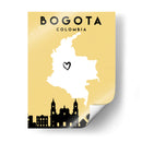 Bogotá - Mapas de amor de la ciudad 15 - Emiliano Deificus | Cuadro decorativo de Canvas Lab