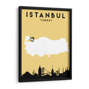 Estanbul - Mapas de amor de la ciudad 35 - Emiliano Deificus | Cuadro decorativo de Canvas Lab