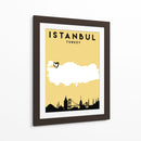 Estanbul - Mapas de amor de la ciudad 35 - Emiliano Deificus | Cuadro decorativo de Canvas Lab