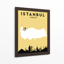 Estanbul - Mapas de amor de la ciudad 35 - Emiliano Deificus | Cuadro decorativo de Canvas Lab