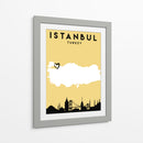 Estanbul - Mapas de amor de la ciudad 35 - Emiliano Deificus | Cuadro decorativo de Canvas Lab