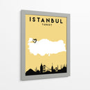 Estanbul - Mapas de amor de la ciudad 35 - Emiliano Deificus | Cuadro decorativo de Canvas Lab