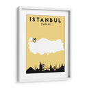 Estanbul - Mapas de amor de la ciudad 35 - Emiliano Deificus | Cuadro decorativo de Canvas Lab