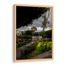 Serenidad en un Día Lluvioso en la Plaza Histórica de Copándaro de Galeana. - Nosion | Cuadro decorativo de Canvas Lab