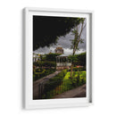 Serenidad en un Día Lluvioso en la Plaza Histórica de Copándaro de Galeana. - Nosion | Cuadro decorativo de Canvas Lab