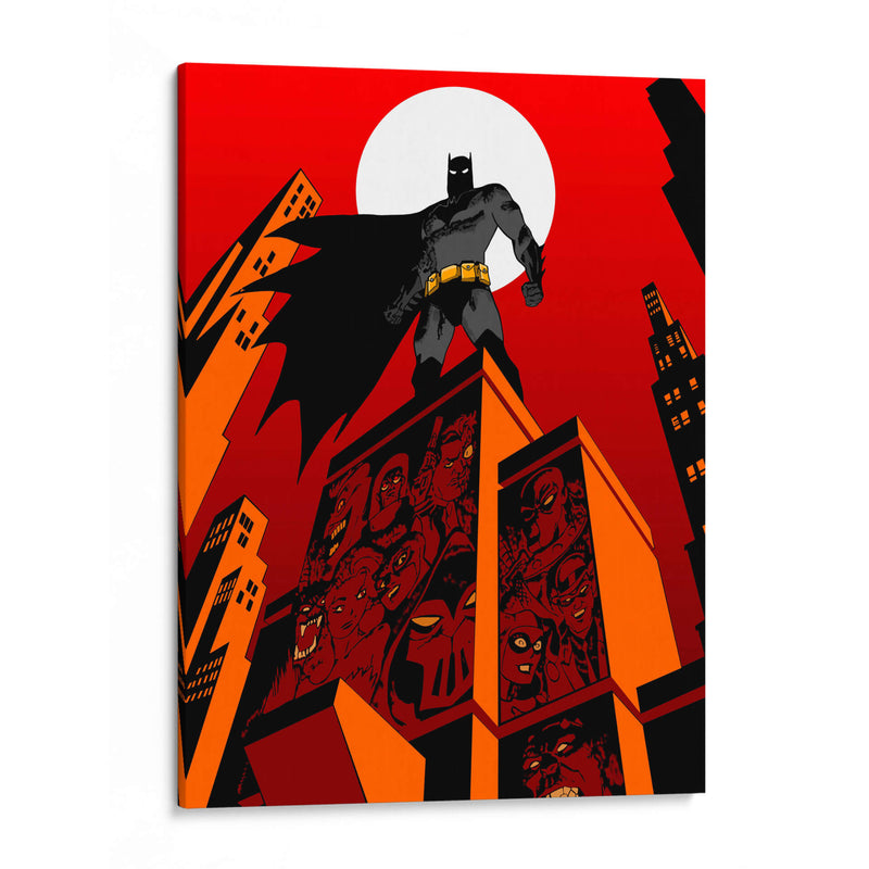 El Caballero Oscuro - Donaldo Meda  | Cuadro decorativo de Canvas Lab