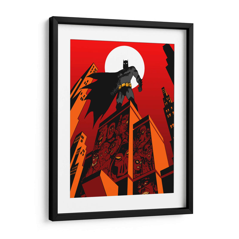 El Caballero Oscuro - Donaldo Meda  | Cuadro decorativo de Canvas Lab