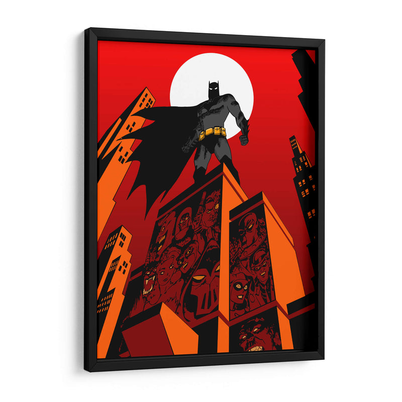 El Caballero Oscuro - Donaldo Meda  | Cuadro decorativo de Canvas Lab