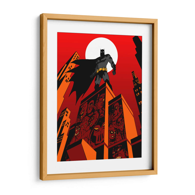 El Caballero Oscuro - Donaldo Meda  | Cuadro decorativo de Canvas Lab