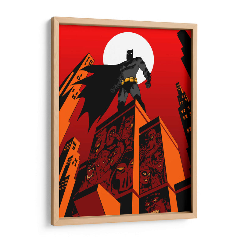 El Caballero Oscuro - Donaldo Meda  | Cuadro decorativo de Canvas Lab