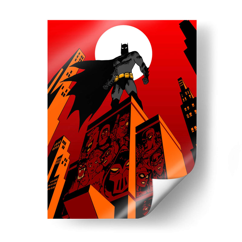 El Caballero Oscuro - Donaldo Meda  | Cuadro decorativo de Canvas Lab