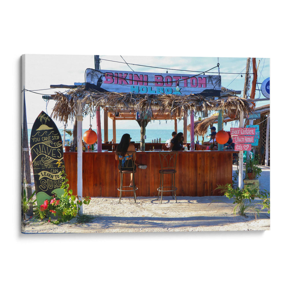 Colorido bar en Holbox - Luis Rodrigo Magaña Andrade | Cuadro decorativo de Canvas Lab