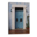 Puerta colorida en fachada de Campeche - Luis Rodrigo Magaña Andrade | Cuadro decorativo de Canvas Lab