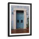 Puerta colorida en fachada de Campeche - Luis Rodrigo Magaña Andrade | Cuadro decorativo de Canvas Lab
