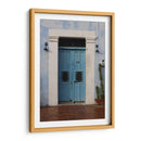 Puerta colorida en fachada de Campeche - Luis Rodrigo Magaña Andrade | Cuadro decorativo de Canvas Lab