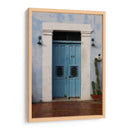 Puerta colorida en fachada de Campeche - Luis Rodrigo Magaña Andrade | Cuadro decorativo de Canvas Lab